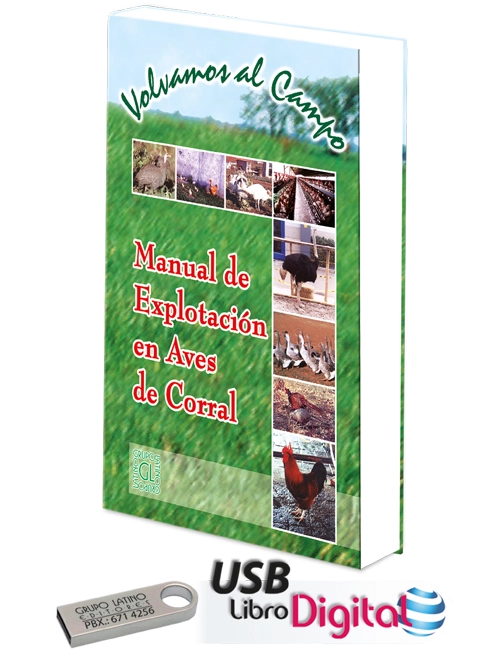 Manual de Explotación en Aves de Corral + 1 USB Libro digital (608 páginas)